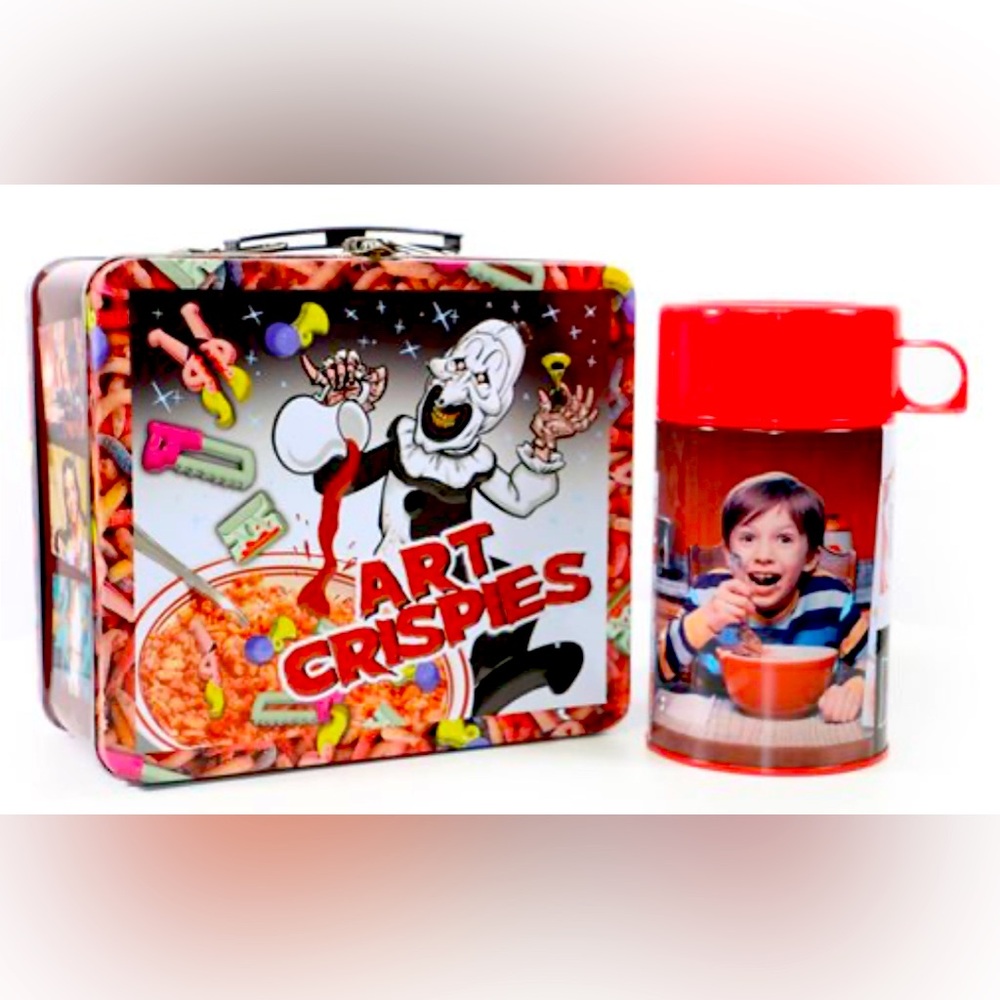 Tin Titans Terrifier 2 Lunch Box with Thermos Previews Exclusive LTD Edition